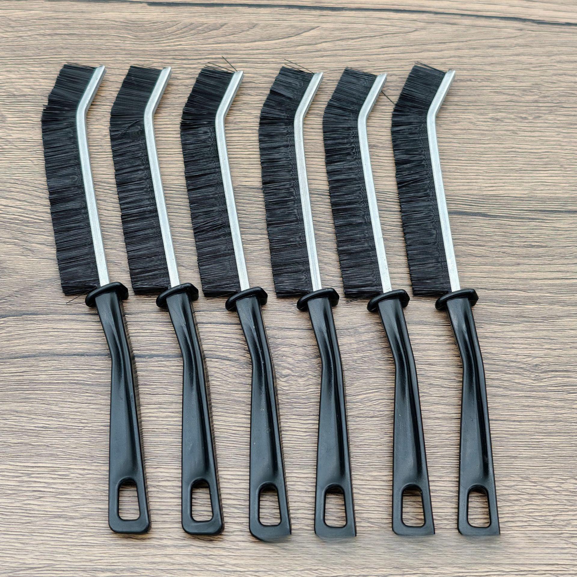

Long Gap Cleaning Brush Swan Window Groove Gap Brush Screen Window Tool Keyboard Bathroom Dead Corner Cleaning Brush чёрный