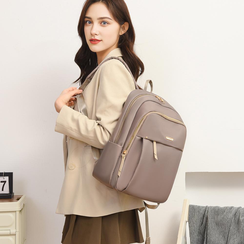 Zaino Oxford da Donna Grande Capacità Borsa per Computer Studente Viaggio Leggero Zaino Scolastico