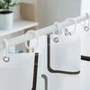 Bathroom Shower Curtains PEVA Waterproof Thickening Bath Curtain With Hooks Rustproof Metal Grommets Leaf Pattern Shower Curtain