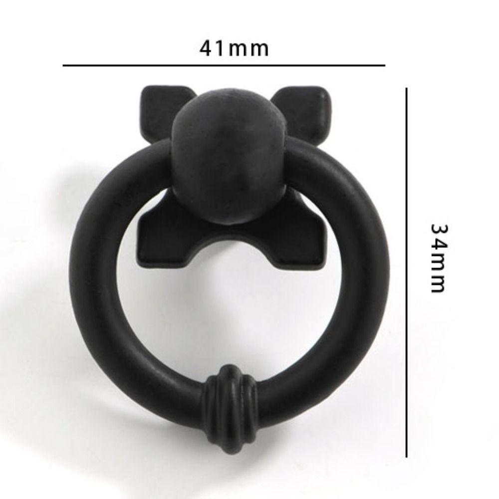 

Single Hole Antique Kitchen Knobs Zinc Zinc Zinc Alloy Cabinet Drawer Accessories Vintage Door Handle Closet style 3