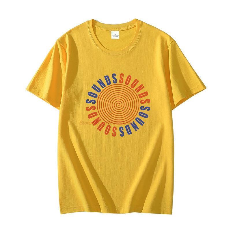Unisexs Oversized Short Sleeve Tshirt Sounds Magazine Funny Graphic Cotton Round Neck Print Casual Shirt