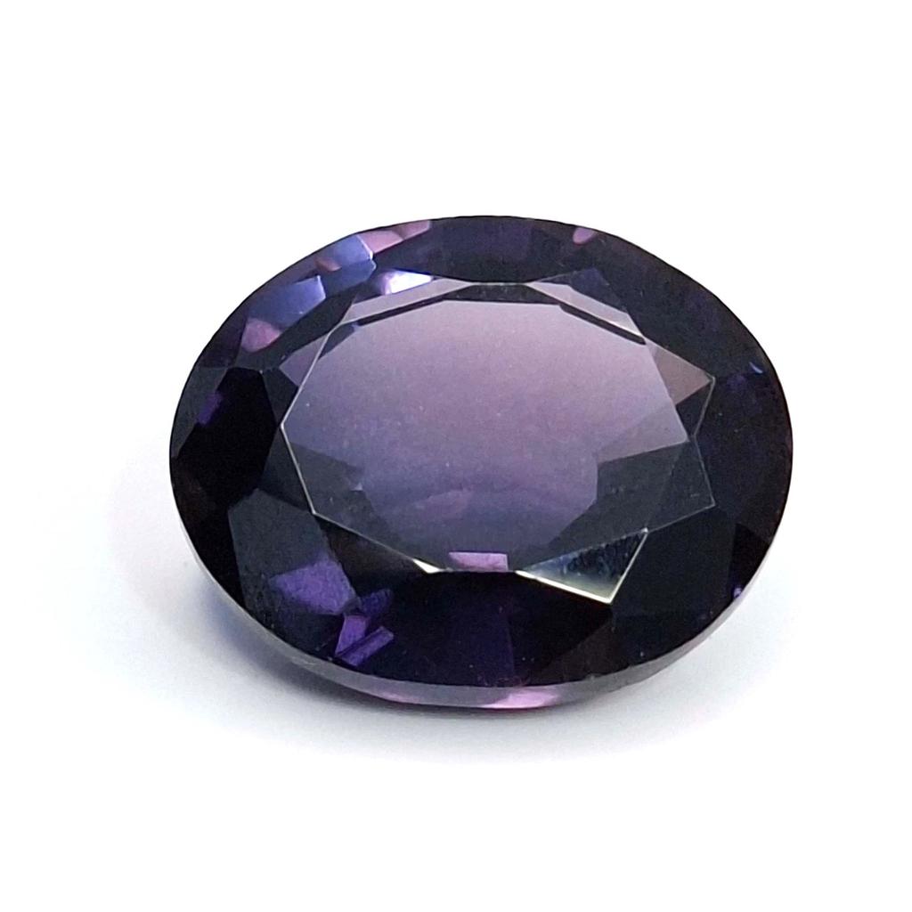 Natural Dark Purple Iolite 7-9 Ct Oval Cut Certified Stunning Loose Gemstone