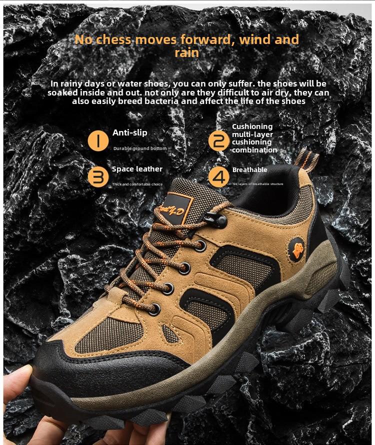 Breathable Outdoor Hiking Shoes, Large Sizes, Couple's Edition