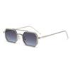 Fashion Metal Frame Polygonal Sunglasses Women Men Vintage Double-bridge Punk Sun Glasses Driving Goggles Retro UV400 Shades