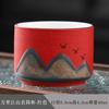 Hand-painted Wanli Jiangshan tea tasting cup ceramic teacup tea set Japanese dragon egg cup kung fu single cup master cup drinking tea bowl