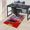 Office Rug Lightning McQueen, Pixar Cars theme 3D Printed Anti-Slip Rug-Machine Washable for Living Room