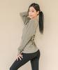 Tyubeuteuli Women'S Fingerhole Loose Fit Long Sleeve Rash Guard B704 Olive Khaki