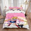 Sailor Moon Magic Print 3Pcs Bedding Setduvet Cover With 2 Bedropillowcase Home Birthday Gift