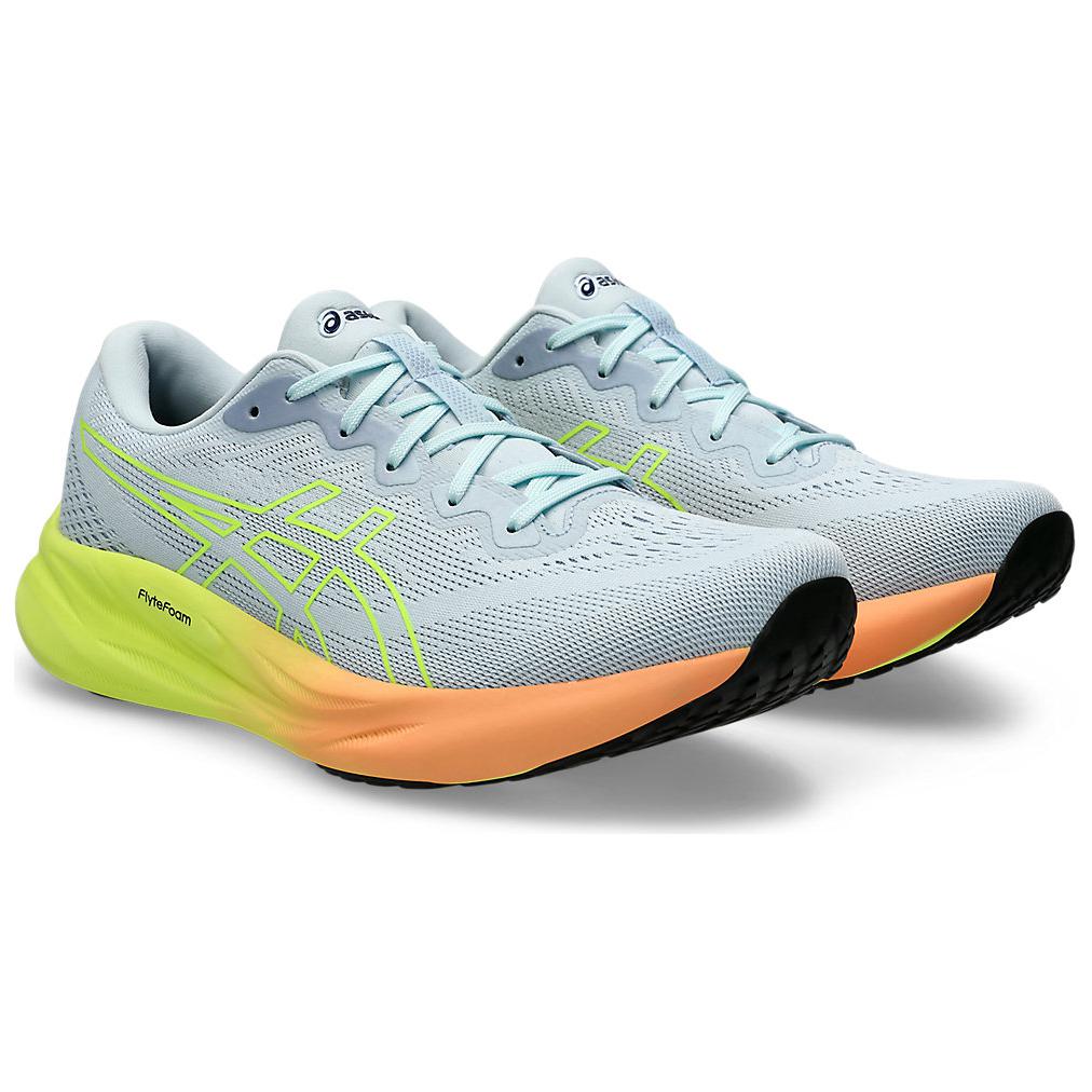 Asics Gel Pulse 15 Paris Men Sneakers Grey Cool-Grey Safety-Yellow 1011B780-021