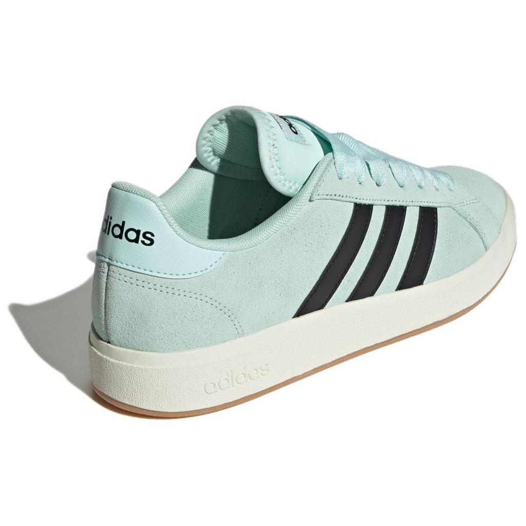 Adidas Grand Court Base 00s Fashion Thin Sole Durable Low Top Skate Shoes Unisex Sneakers Green Black White JR7077