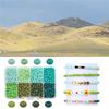 8/10/12/15 Grid Box: Seed Beads, Sequins, Imitation Pearls for DIY Necklaces & Phone Chains