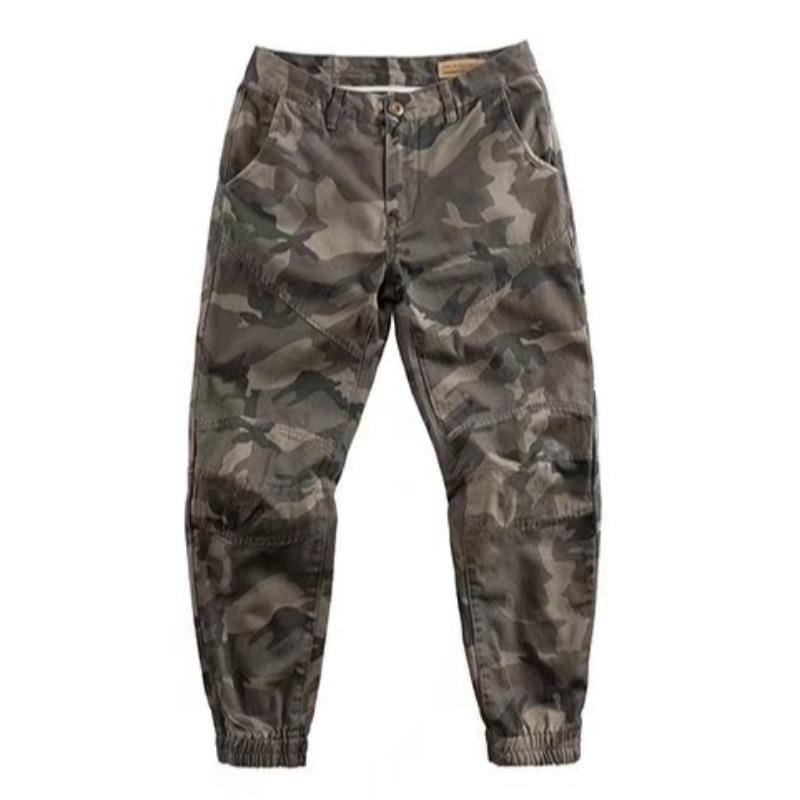 Men's Trendy Camouflage Nine-Point Overalls - 2023 Spring/Summer Korean Style