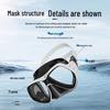 Shabate Adult Snorkel Mask & Dry Snorkel Set