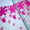 1 Meter Net Embroidery Lace, Hot Pink Floral Embroidery Mesh Fabric Lace for Dress, Lingerie, Bra, Underwear, Garment, DIY Sewing