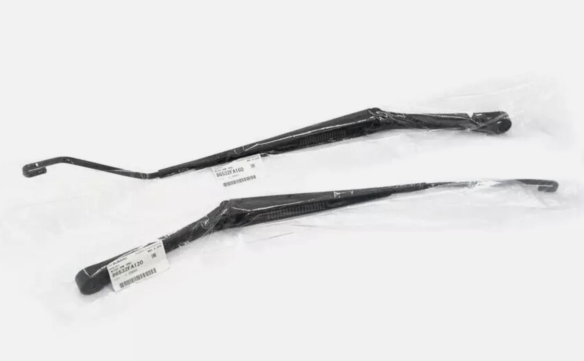 

SUBARU GENUINE OEM IMPREZA 97-00 GC8 WRX Front Glass Windshield Wiper Arm Set