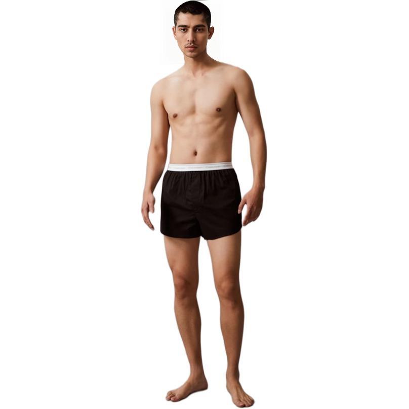 Calvin Klein Jacquard Waistband Loose Simple Boxer Briefs 3-Pack Men Underwear NP2684O-ETH