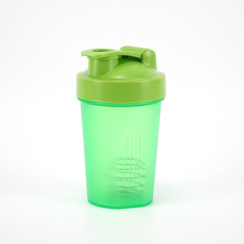 400ml Plastic Fitness Shaker Bottle for Protein Shakes and Meal Replacements