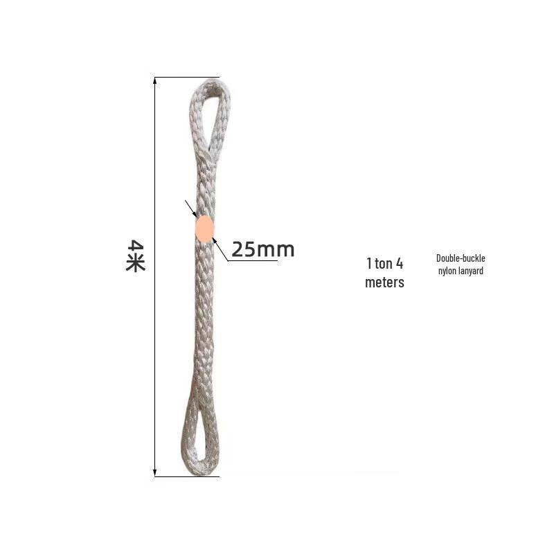 Jundingying 1 Ton Nylon Lifting Sling with Two Buckles