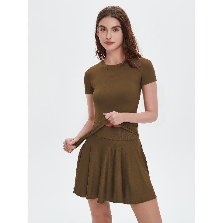 New yoga top, yoga short sleeved fitness suit, running and fitness versatile top, slim fit T-shirt for women