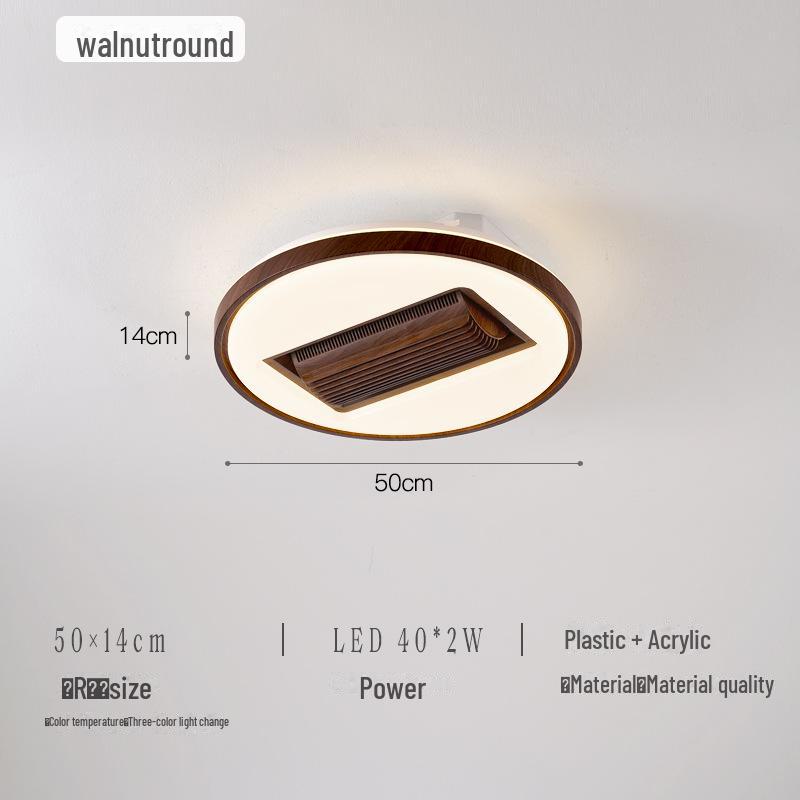 

Современный бесшумный потолочный вентилятор без листьев для гостиной Inverter Tmall Voice