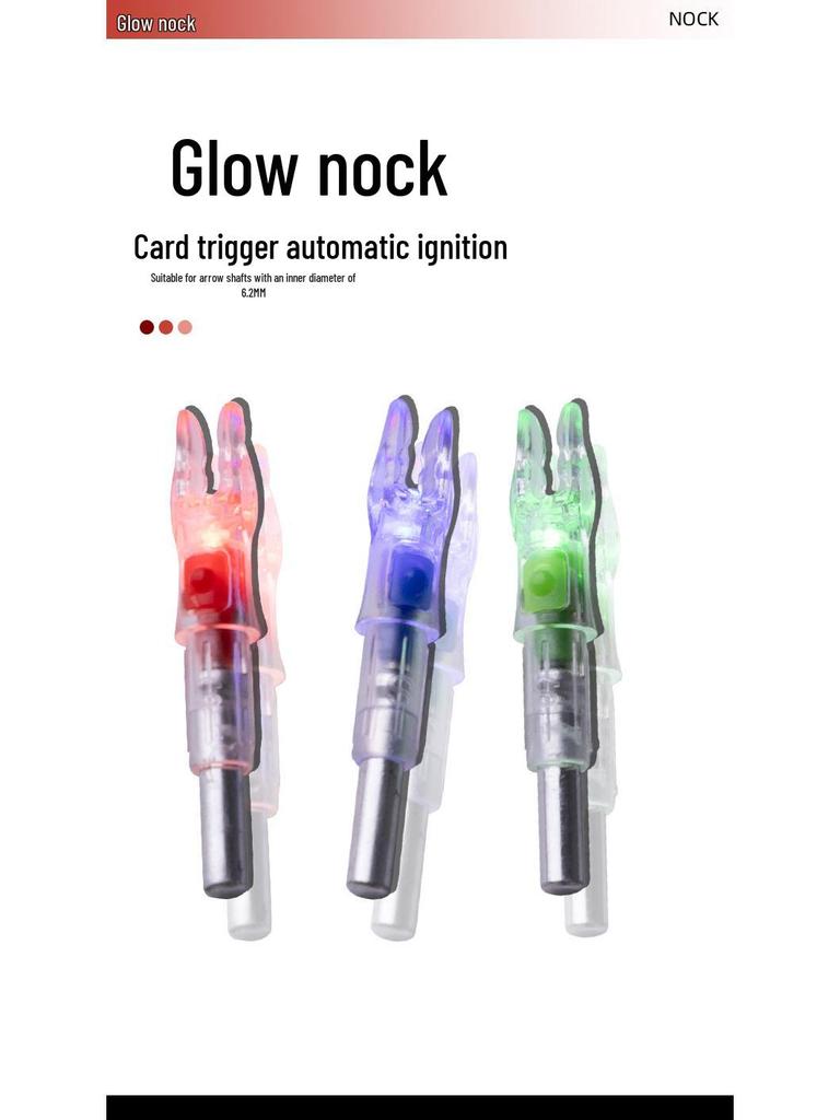 LED Auto Light-Up Nock for 6.2mm Arrow Shafts