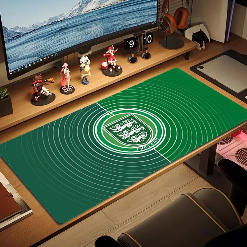 England Football Mouse Pad Large Gaming Table Cushion Non-slip Laptop Tablet Big Mousepad XXL Mat Mini PC Playmat With Lock edge_XIA