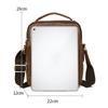 Men's Genuine Leather Single-shoulder Bag, Cowhide Men's Bag, Large-capacity Retro Crossbody Bag