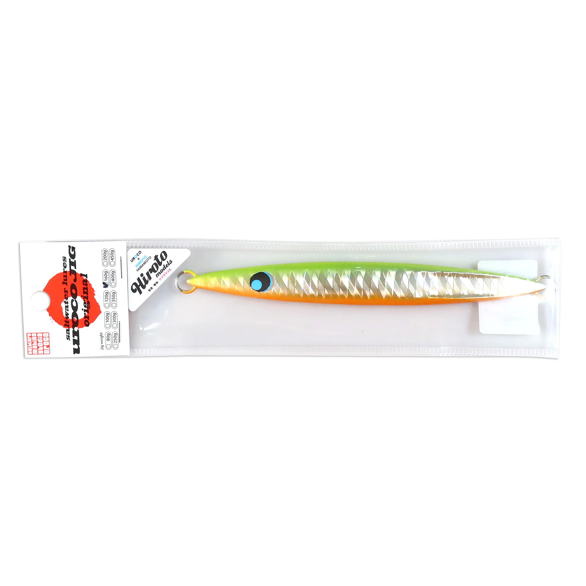 

UROCO Uroko Jig Short Hiroto Model 160g (#249G Chart Orange/Z Glow)
