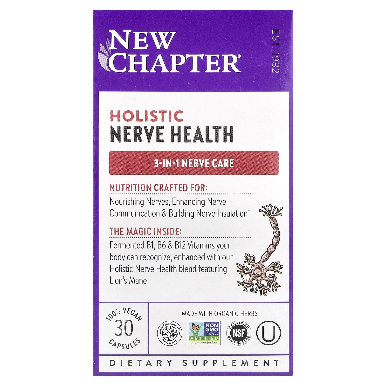 

Overall Nervous System Health, 30 Capsules