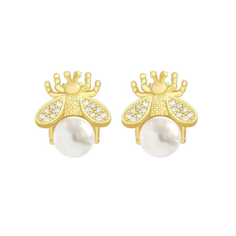 Little Bee Earrings For Women, Simple, Small And Cute Fashion Earrings, Wedding Party Birthday Jewelry Gifts