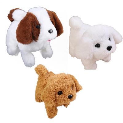 Walking, Barking, Wagging Tails, Interactive Toy Dogs for Children Plush Puppy Toys, Electric Plush Toys Pet Dog