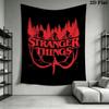 Stranger Things Wall Tapestry Aesthetic Wall Hanging Printed Fabric Blanket Decorative Tapestries for Bedroom Living Room Home Decor