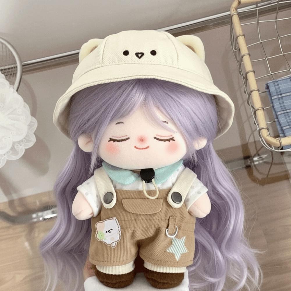 1 set Outfit Cotton Doll's Clothes Bear Hat Plush Doll Clothes  20cm Cotton Doll
