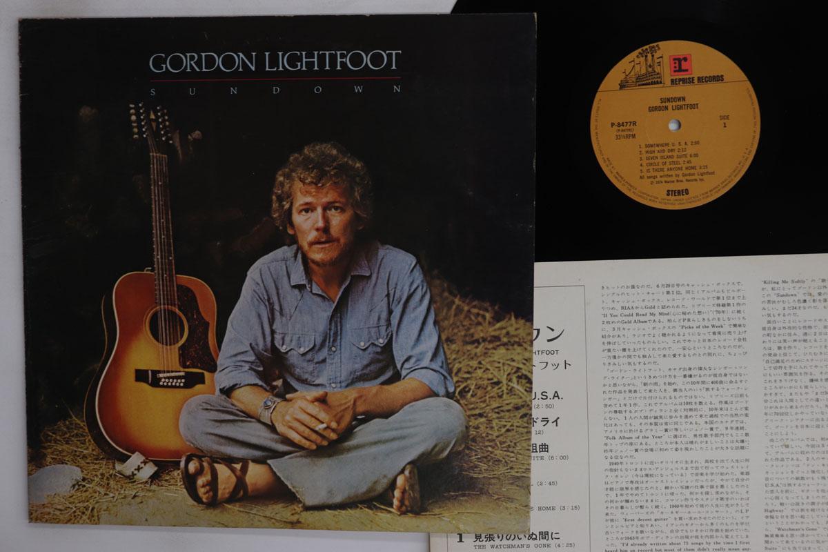 Виниловая пластинка GORDON LIGHTFOOT Sundown P8477R REPRISE 1974 Япония Рок Б/у