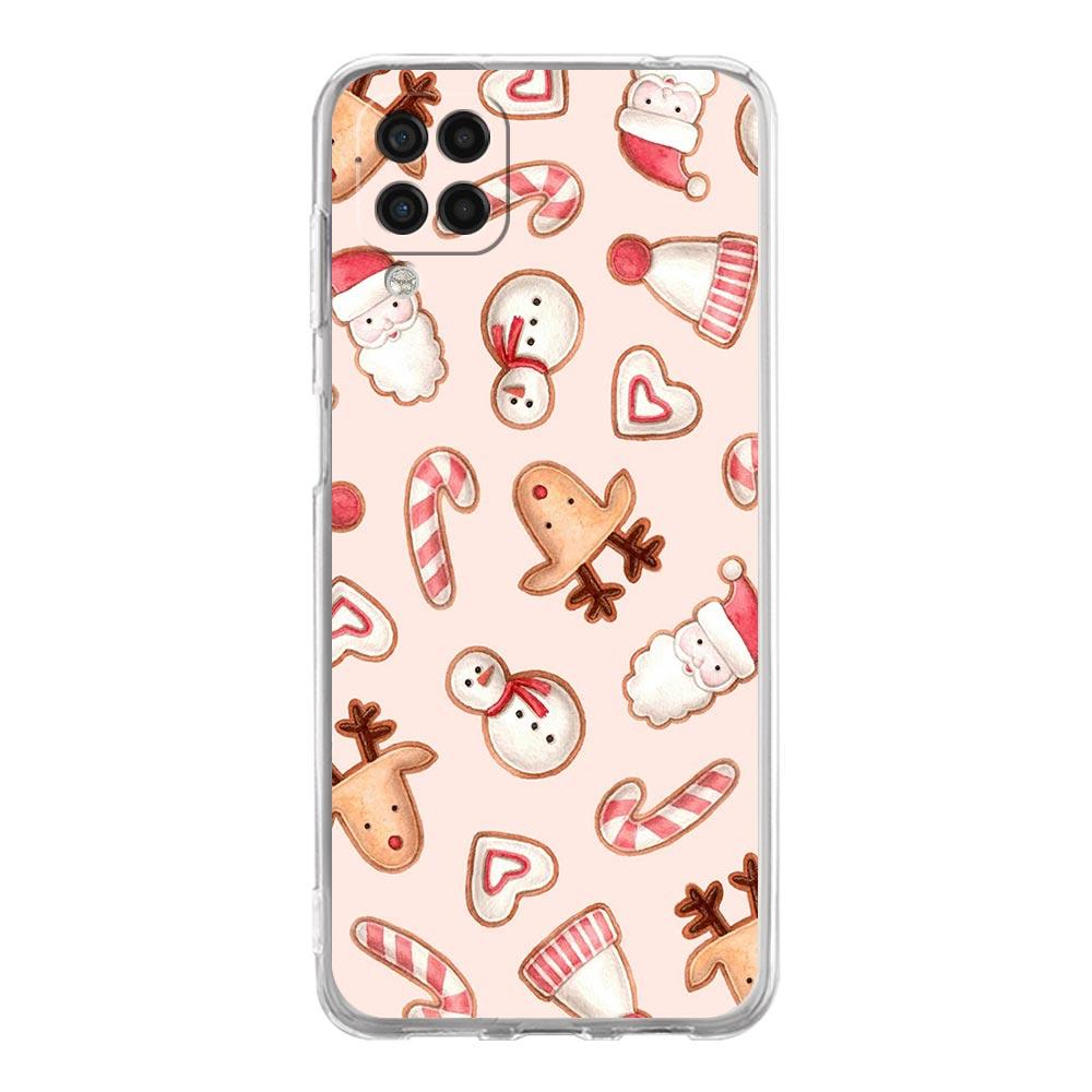 Phone Case For Samsung Galaxy A13 A33 A35 A55 A73 A53 A23 A51 A71 A21S A72 A31 A41 A05s A03S A15 A25 5G Cover Cartoon Christmas