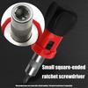 Ratchet Screwdriver Fit 6.35mm Bit for Accurate Work in Small Areas with Ergonomic Design and Sturdy Build