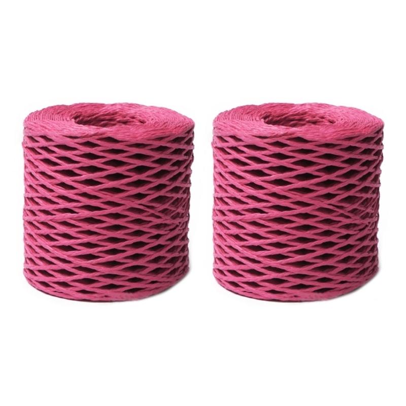 Raffia Yarn Buckwheats Crochet Hat Yarn Beach Bag Yarn, Raffia Crochet Yarn, Crochet Straw Knit Yarn, Knitting Materials