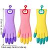 Waterproof Dishwashing Gloves Hanging Household Gloves Comfortable Latex Gloves  Dishwashing