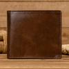 Rfid Leather Short Wallet For Both Men And Women, Anti-Theft Brush, First Layer Cow Wallet 20% Off, Multi-Card Wallet With Change Bag