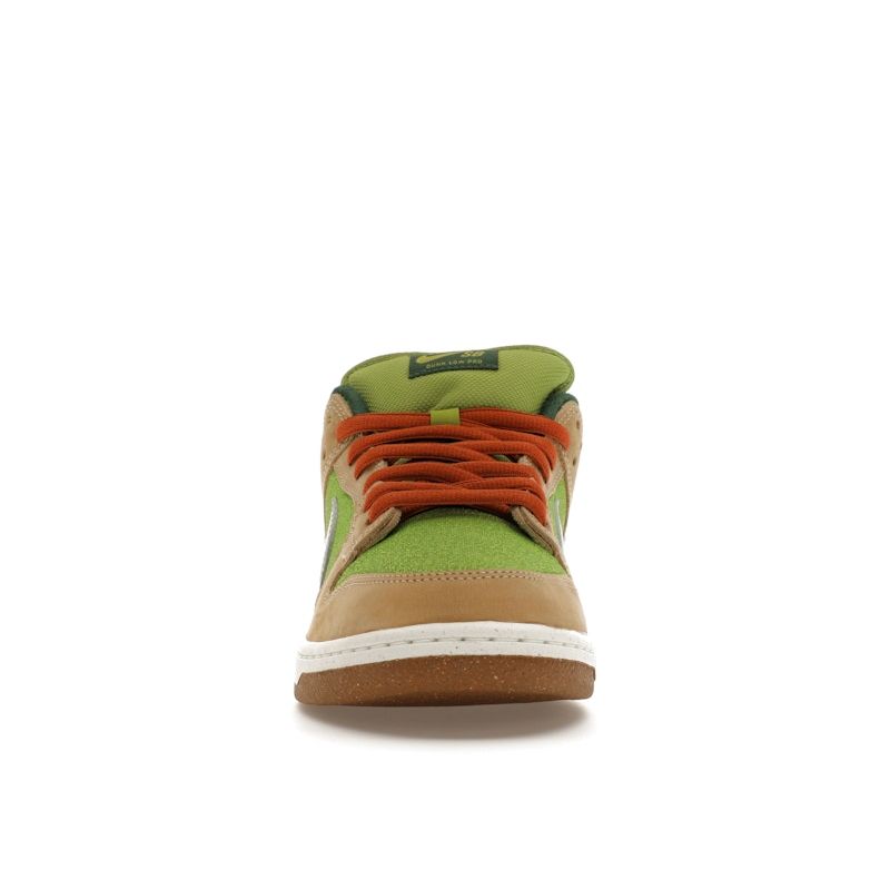 Nike Dunk Low Pro SB Escargot Unisex Sneakers Green Sesame Metallic-Silver FQ7585-200