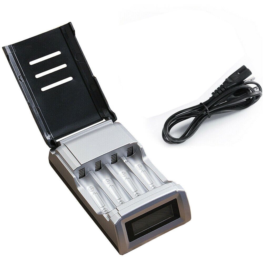 Durable Portable Rechargeable Fast Charging Dock Adapter Intelligent Battery Charger 4 Slot
