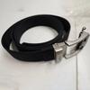 Versatile Men Nylon Zinc Zinc Alloy Belt Retro Letter Casual Belts Fashion Pin Buckle Belt  Jeans Matching