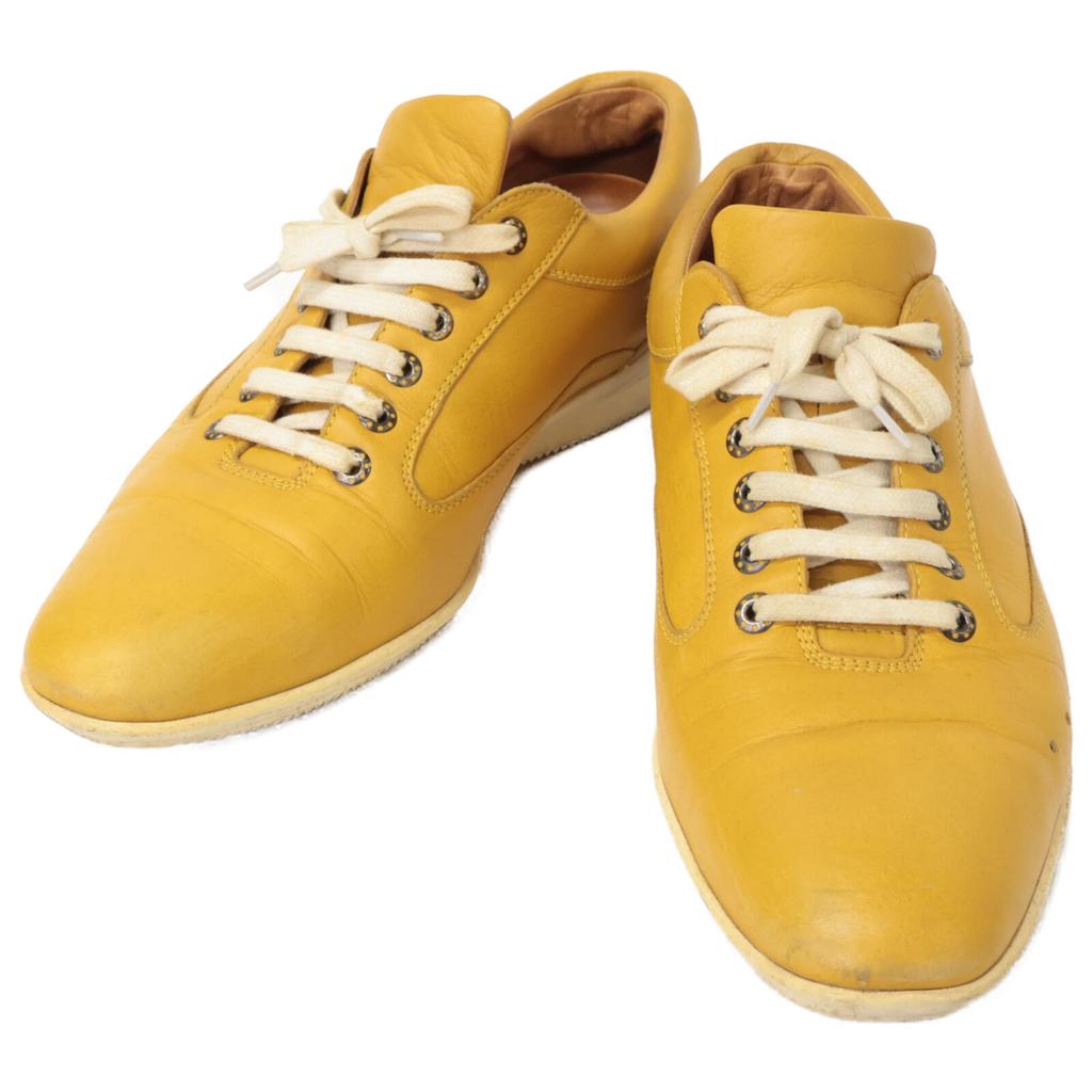 JOHN LOBB xASTON MARTIN Aston Martin WINNER SPORT Leather Shoes 6 1/2 yellowUsed