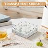 Acrylic Napkin Holder Rectangle Transparent Hand Towel Holder Multi Purpose Cocktail Napkins Storage Rack for Kitchen Bathroom