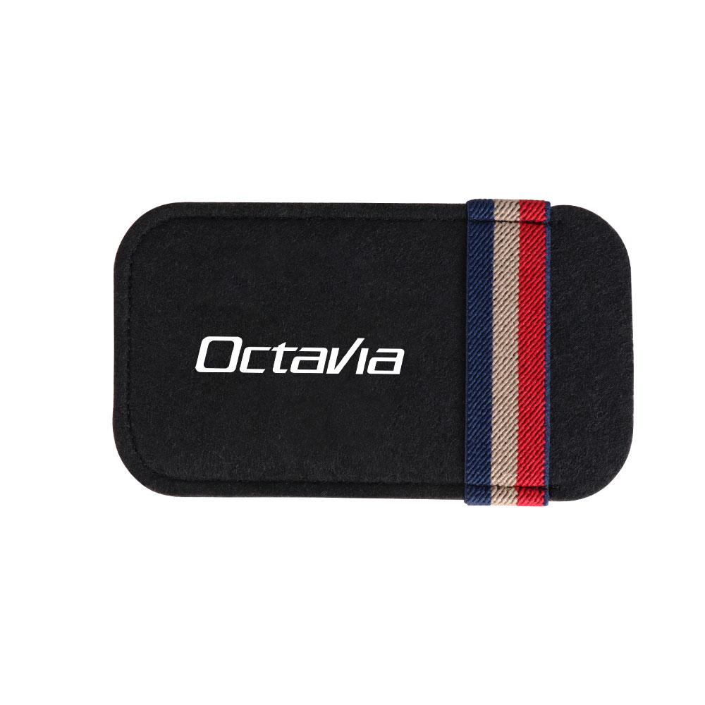 BAVK9 Car Interior Sun Visor Storage Box Eyeglasses Holder Sunglasses Clip For Skoda S Octavia Rapid Fabia Superb KAMIQ Roomster VRS