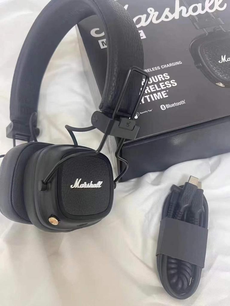 Marshall Major V 5th Gen Over-Ear Wireless Bluetooth Headphones - Deep Bass