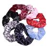 2pcs/7pcs Korean Velvet Diam 12CM Big Scrunchies Paisley Hair Scrunchy Hair Ties Accessories