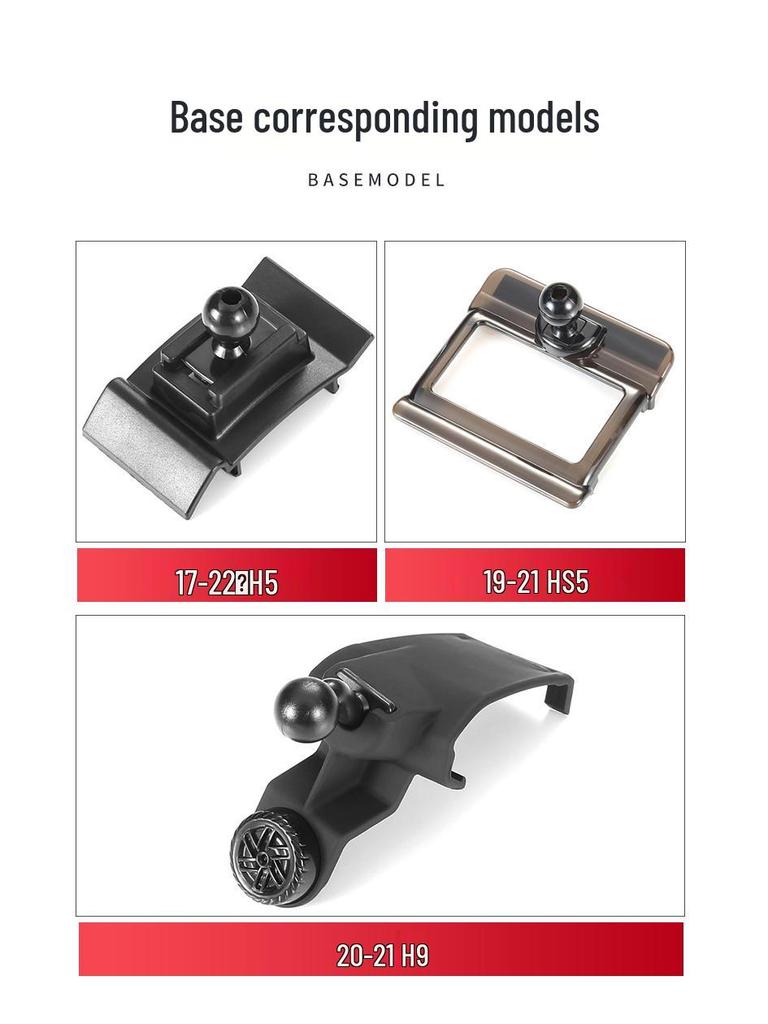 Navigation Car Mount for Hongqi H5/HS5/HS7/H9/E-QM5 – Decorative Accessory for Modification