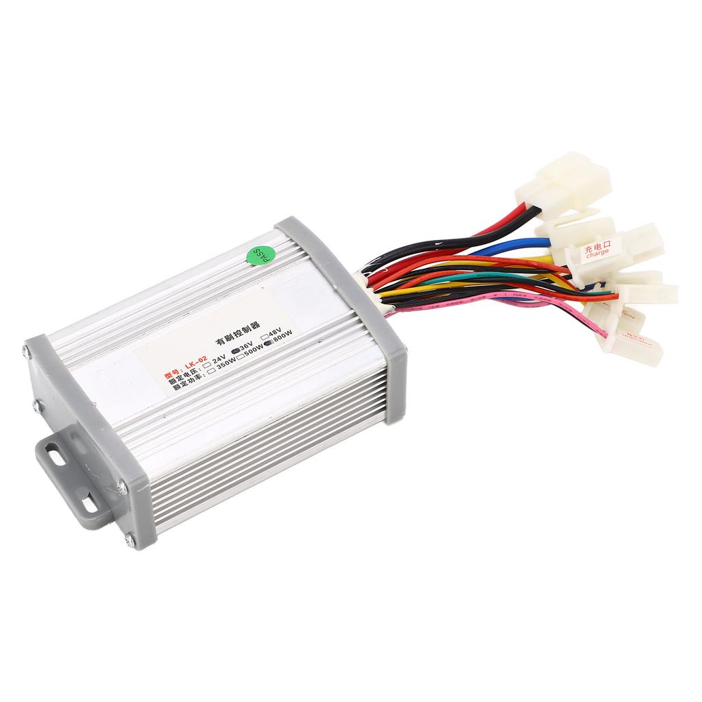 Fahrradmotor Controller Kit 36V 800W Gasgriff Leistungsanzeige Stabiler Bürstenmotor Controller für DIY Umbau