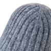 Korean Style Small Solid Color Japanese Style Niche Simple Knitted Hat for Women Autumn and Winter Warm Wool Basin Hat Fisherman Hat